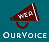 wea our voice logo