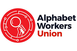 Alphabet workers union logo