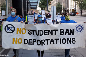Organized academic workers help overturn Trump directive targeting international students