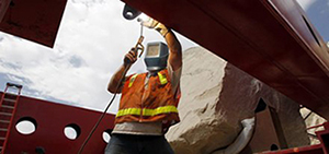 welder during labor shortage